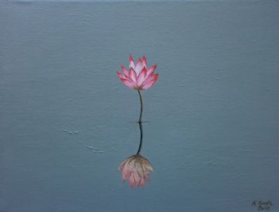 Lille blomst i vandet (solgt)